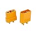 LHI XT90 Battery Connector Set for RC Lipo Battery Motor 6 Pairs Yellow,6 Male Connectors + 6 Female Connectors