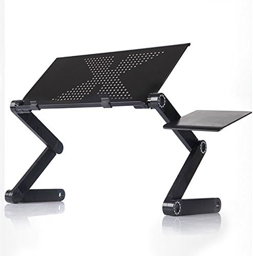 MallMall Adjustable Notebook Computer Stand Laptop Desk Portable Home Use Executive Office Assembled Folding Table Light Weight Ergonomic TV Bed Lap Tray withh Mouse Pad (Computer Stand)