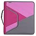 Mead 2 Inch Zipper Binder with Handle, Includes Interior and Exterior Pockets, Pink (72761)