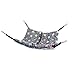 Niteangel Hanging Hammock Nap Sack Swing Bag Pet Sleeper for Ferret Rat Sugar Glider and Other Small Animals (Blue, Star)