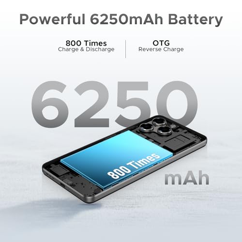 DOOGEESmart Note 58 Pro Mobile Phones, Android 16 Smartphone, 6250mAh& 32(8+24) GB+256GB/2TB, 6.75" HD+ 90Hz Display, 4G Dual SIM Free Unlocked Phones, Widevine L1, Fingerprint/Face ID/OTG/GPS/NFC
