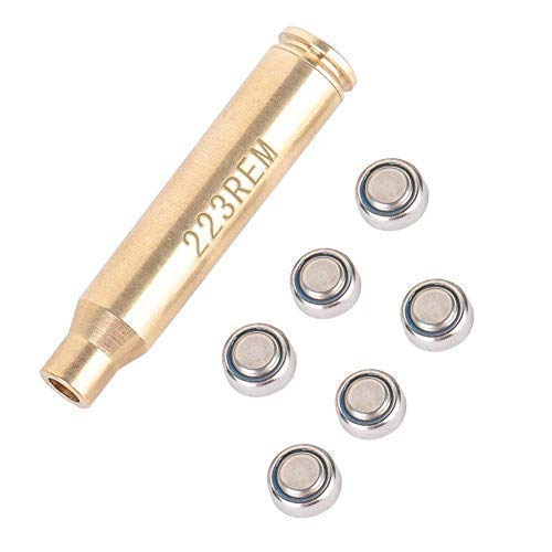 ADAFA.Z Laser Bore Sight Cal Red Dot Laser Boresighter for 223 5.56mm Rem Gauge Caliber Pistols Rifles 