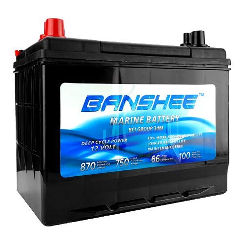 Deep Cycle Battery Group Size 34 Replacement for SC34DM 8016-103 D34M Bluetop