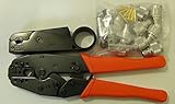 3-BLADE Metal Cable STRIPPER RG-214+ Ratchet