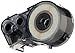 Brady MC-240-498 Vinyl Cloth B-498 Black on White Label Maker Cartridge, 16' Width x 15/64