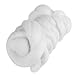 8Colors 55g Colored Needle Felting Wool Roving Spinning Sewing Trimming Handiwork Material (62-White)