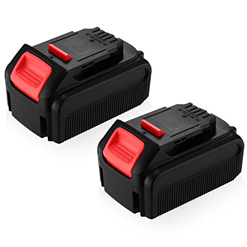 Powerextra Upgraded 2 Pack 5000mAh 20V Max Premium XR Lithium Li-ion Replacement Battery for Dewalt DCB205 Dewalt DCB180,DCB204-2,DCB205-2,DCB200-2,DCB200 Dewalt DCD/DCF/DCG Series Dewalt 20V Battery