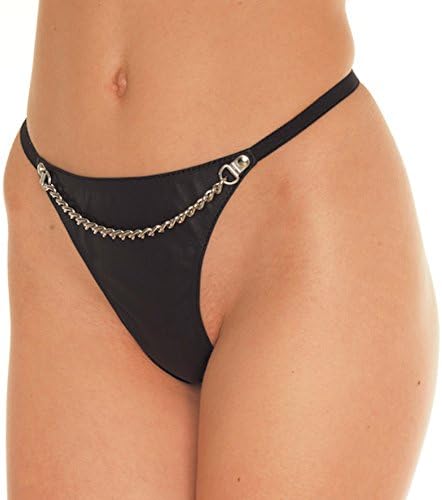 Rimba - String decorative chain on the front Black