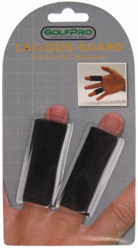 Golf Pro Neoprene Callous Guard ~No More CallousesBlack Color X-LARGE Size ~Snug-Fit Design