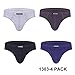 wirarpa Men's 4 Pack 100 Cotton Underwear Briefs No Fly Contour Pouch Soft Covered Waistband, Small