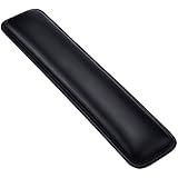 Keyboard Wrist Rest Support, Ergonomic Wrist Cushion Pad with Memory Gel Foam for Computer/Notebook/Laptop, Perfect Relieve Tool for Office Worker and Gamer- Black