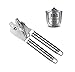 Manual Can Opener, MEKBOK Stainless Steel Smooth Edge Bottle Opener