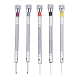 Micro Precision Jewelry Screwdriver Set - 5 PCS Screwdrivers with 5 Extra Replace Blades for Watch Repair,Eyeglasses Repair,Jewelry Work,Electronics Repair