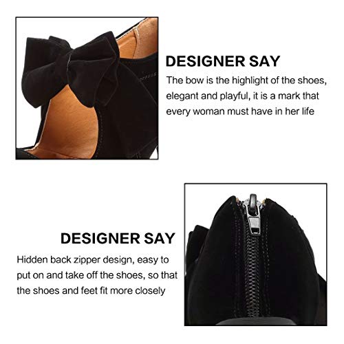 KARKEIN-Womens-Platform-Bow-Tie-Pumps-Sexy-High-Heels-for-Ladies-Fashion-Vintage-Shoes