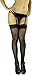 ToBeInStyle Women's Lace Garter Belt One Size With Matching Thong