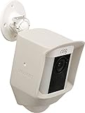 Silicone Skin Case Cover for Ring Spotlight Cam Battery or Solar, Offer Sun Glare UV Weather Protection & Disguise Spot Light Security Camera - Light Gray