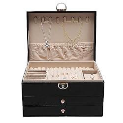 Eapmic 3 layer Eyeglass Sunglass Storage Watch Box