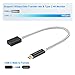 CableCreation USB C Extension Cable, 1.6ft 10Gbps USB 3.1 Gen 2 Type C Male to Female Extender Cord, Support 4K Video Audio Transfer, Compatible with MacBook Pro Galaxy S22 Ultra Note 8, 0.5M/Black