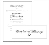 Certificate-Marriage w/Envelope