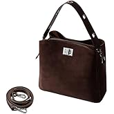 Genuine Leather Suede Bags for Women, Vintage Handbag Purse Suede Hobo Bag Slouchy Bag Shoulder Crossbody Bag