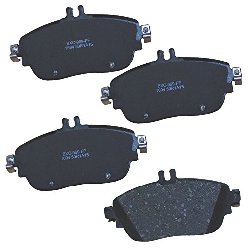 Bendix Premium SBC1694 Ceramic Front Brake Pads for Select Models INFINITI QX30, Mercedes-Benz A180, A200, B180, B250, B250e, B Electric Drive, CLA180, CLA200, CLA250, E300, GLA180, GLA200, GLA250