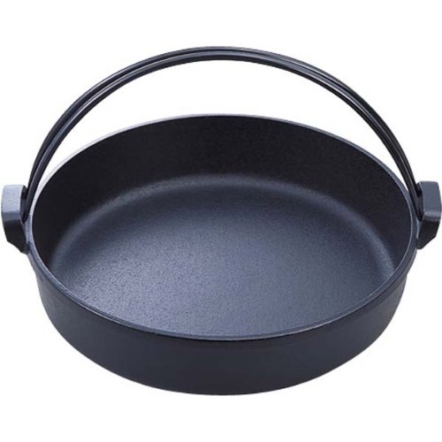 岩鋳 Iwachuすき焼き鍋 南部ツル付22 黒 内径22cm IH対応 南部鉄器 20070商品画像