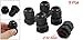 uxcell 10-13mm Cables Waterproof PG16 Black Plastic Glands Connectors 5 Pcs