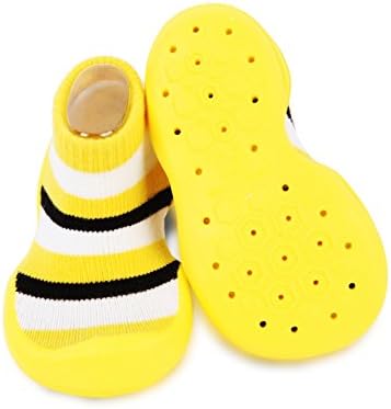 GGOMOOSIN Non-Skid Rubber Sole shoes for baby-honey bee US 6.5/Asia 135 (KGSHSN010)