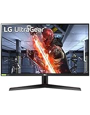LG QHD Monitor 27" Ultragear LED (2560 x 1440) IPS Display, 99% Color Accuracy, Adjustable, Gaming, NVIDIA G-Sync, FreeSync, Dynamic Sync - Black