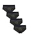 DAVID ARCHY Men's Underwear Bamboo Rayon Breathable Super Soft Comfort Lightweight Basic Pouch Briefs no Fly in 4 Pack (M, Dark Gray-N)