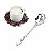 ELEFOCUS Stainless Steel Skull Sugar Spoon Tea and Coffee Stirring Spoon - Set of 6 - Silver