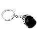 2 Pcs Metal Playerunknown's Battlegrounds Game Pan and Level 3 Helmet Keychain Charm Gifts Set for Teammate Best Friend