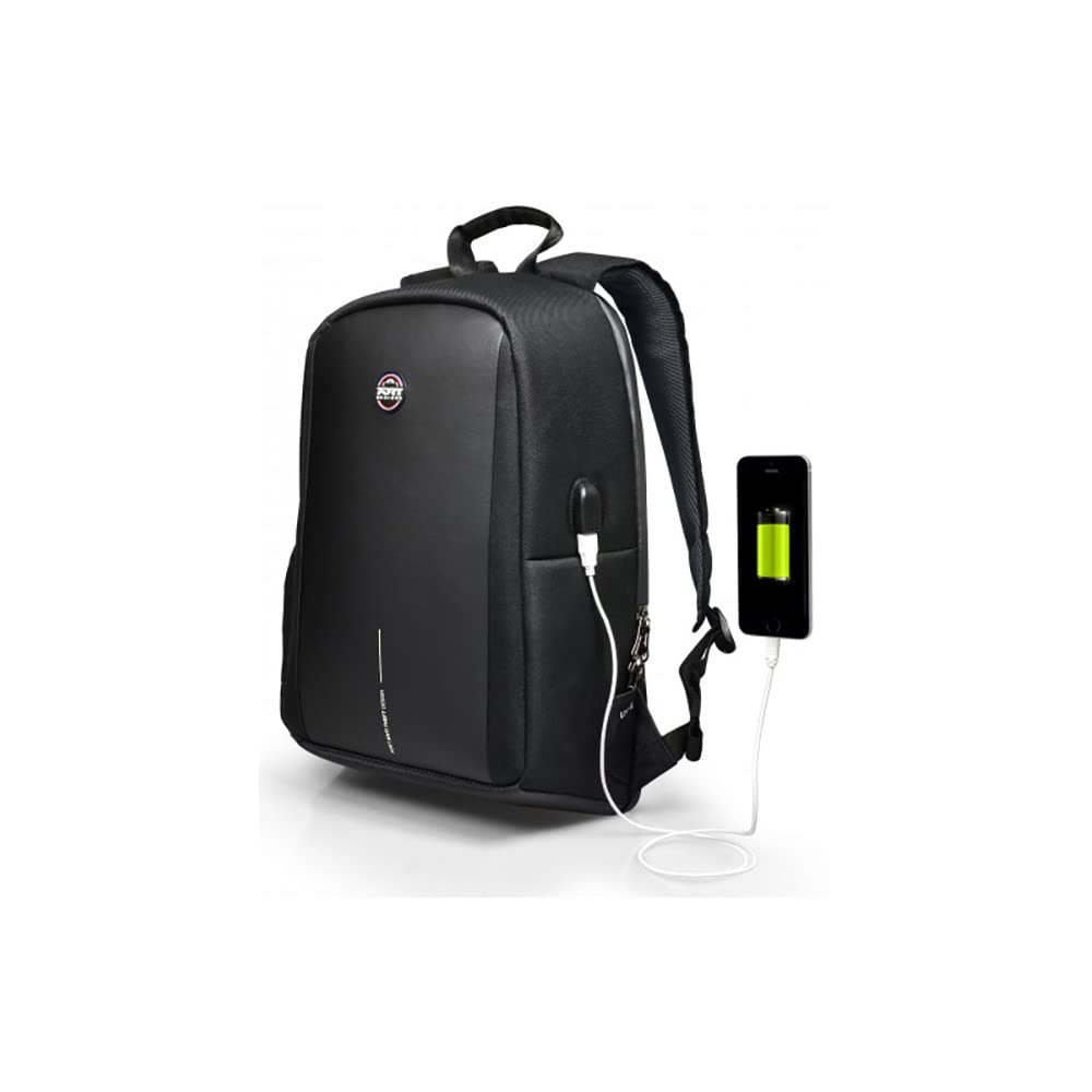 Port Designs CHICAGO EVO BP 13/15.6" Backpack Black - Laptop Bags (15.6" Backpack, Shoulder Strap, 790g, Black) 400508