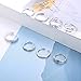 Finrezio 8Pcs Open Toe Rings for Women Girls Adjustable Tail Ring Flower Knot Simple Toe Ring Gifts Jewelry Set