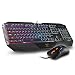 AULA PC Gaming Keyboard Mouse Combo,RGB Gaming 104 Keys Wired USB Computer Keyboard for Windows  Computer Gamers