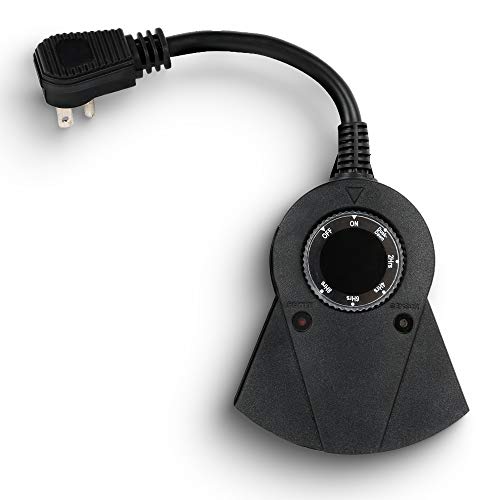 Outdoor Outlet Timer with Photocell Light Sensor, Weatherproof Austin