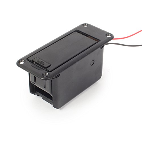 Golden Age Battery Box for Solidbody Guitar, Holds One 9-volt Battery