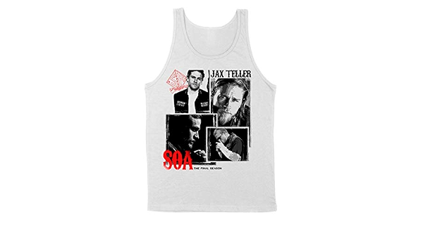 Amazon.com: Hijos de la Anarquía Jax Teller SOA Camiseta sin mangas para  adultos : Ropa, Zapatos y Joyería