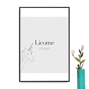 Framed Canvas Wall Art for Living Room, Bedroom French Quotes Canvas Prints for Modern Home Decoration Ready to Hang - 16"x24" inches