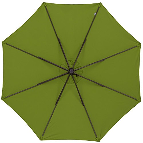 Abba Patio Umbrella Replacement Canopy Cover Especially for Abba 9 ft 8