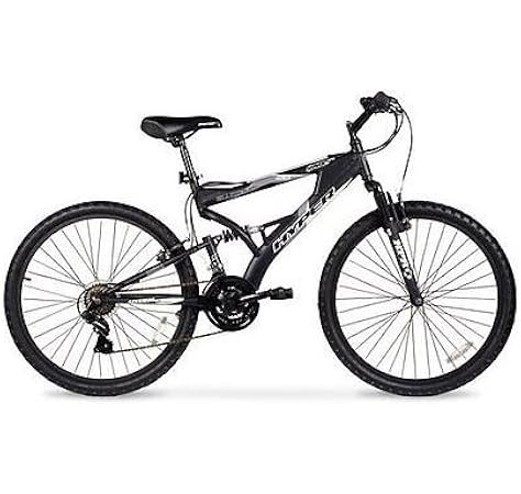 blacked out mountain bike