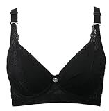 Apparel WSPLYSPJY Womens Summer Sexy Lace Stitching Mesh See Through Thin Bra 2 36D Book