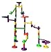 Mr. Marble Run Starter Set (48 Large Marble Run Pieces + 10 Glass Marbles)