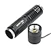 VOLADOR Mini Flashlight LED with Battery and Charger,Rechargeable Pocket Size LED Flashlight 600lm Supper Bright LED Torch Light Include 1 x 18650 Battery and USB Charger