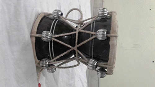 Damru damaru BIG SIZE DOBANI Damaru Damru Drum musical instrument DAMROO PERCUSSION INDIAN MUSIC INSTRUMENT or MONKEY DAMROO