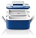 Ozeri Thermomax Stackable Lunch Box and Double-wall Insulated Food Storage Container, Blue