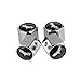 eXeAuto Tire Valve Caps,4pcs Anti-theft Chrome Car Wheel Tire Valve Stem Cap for (Black Batman)