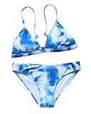 LEESMILE Women Floral Printed Sexy Bikini Set 2 Pieces Swimsuit Bathing Suit