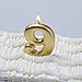 Amscan Birthday Celebration, Numeral #9 Metallic Candle, Party Supplies, Gold, 3 1/4