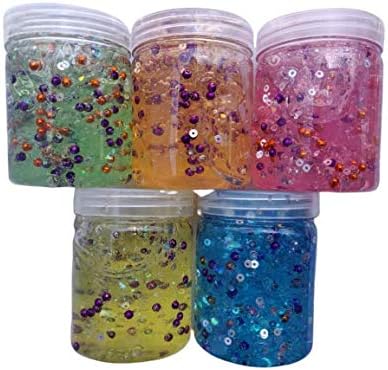 Pehrav Ethnic Wear Pearl Slime DIY Magic Clay Slime Non-Toxic Crystal Mud Putty Toy for Kids - [Color May Vary] Set of 2
